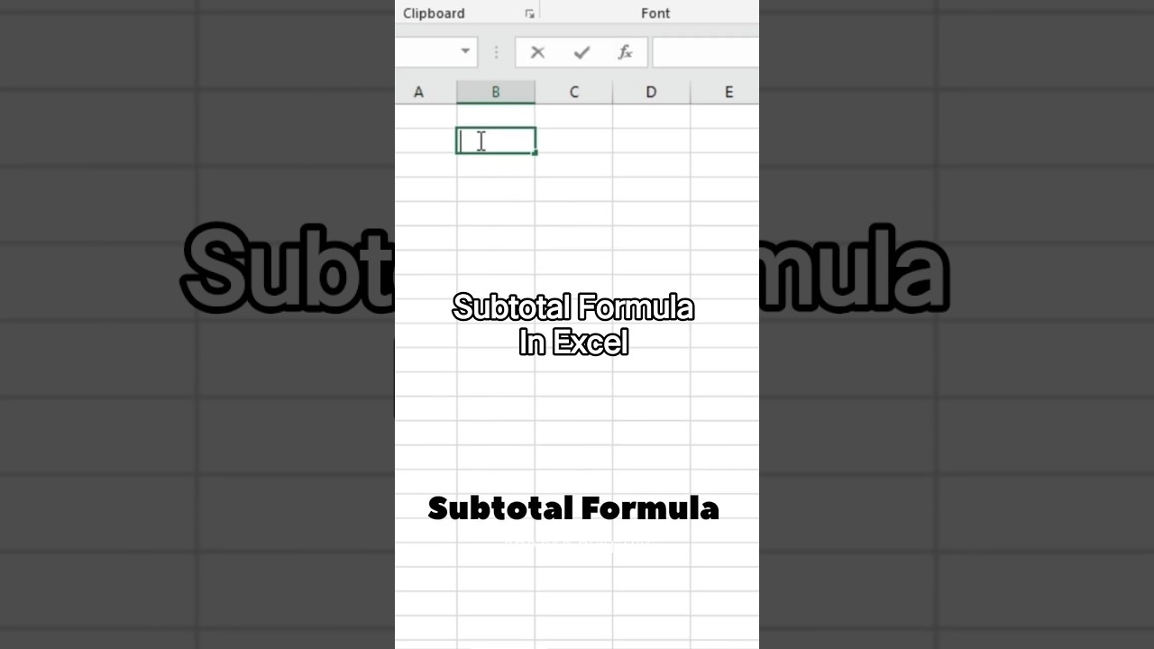 Excel Tutorial for Beginners 