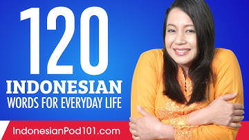 120 Indonesian Words for Everyday Life - Basic Vocabulary #6