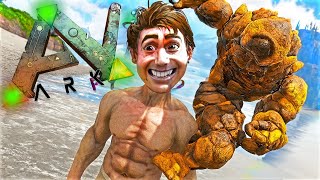 ARK SUPREME #17 - Um Mini GOLEM! Mas Ele ESCONDE ALGO!