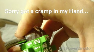 #14 Master combination Lock 1534D operated and decoded