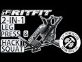 RitFit BLP01 2-In-1 Leg Press And Hack Squat Machine