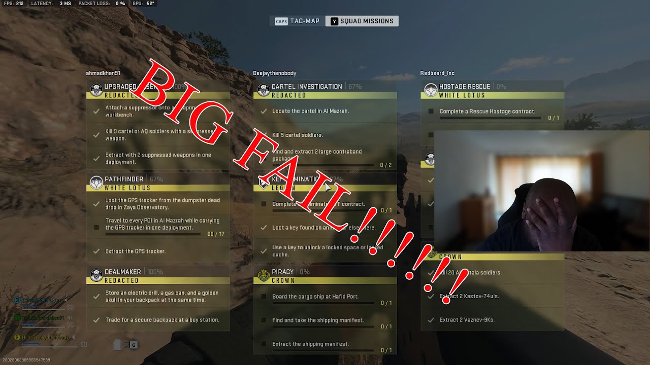 COD DMZ Cartel Investigation, Piracy and Hostage Rescue Fail, Idiot