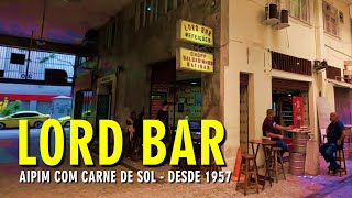 Aipim com Carne de Sol do Lord Bar no centro do Rio de Janeiro desde 1957