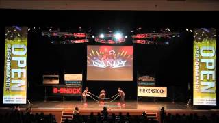 【Double Dutch TV】DOUBLE DUTCH CONTEST JAPAN FINAL 2015 OPEN PERFORMANCE 「CANDY」