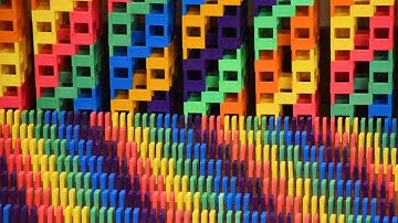 32,000 Dominoes - The Most SATISFYING Domino Fall Ever!