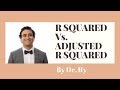 Adjusted R squared vs. R Squared For Beginners | By Dr. Ry @Stemplicity