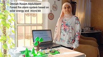 Forest fire alarm system based on solar energy and micro:bit