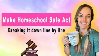 Breaking Down the Make Homeschool Safe Act -- Notifying Your State that You're Homeschooling