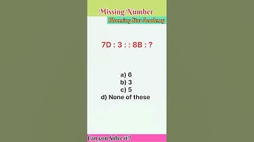 reasoning classes। missing number। reasoning tricks