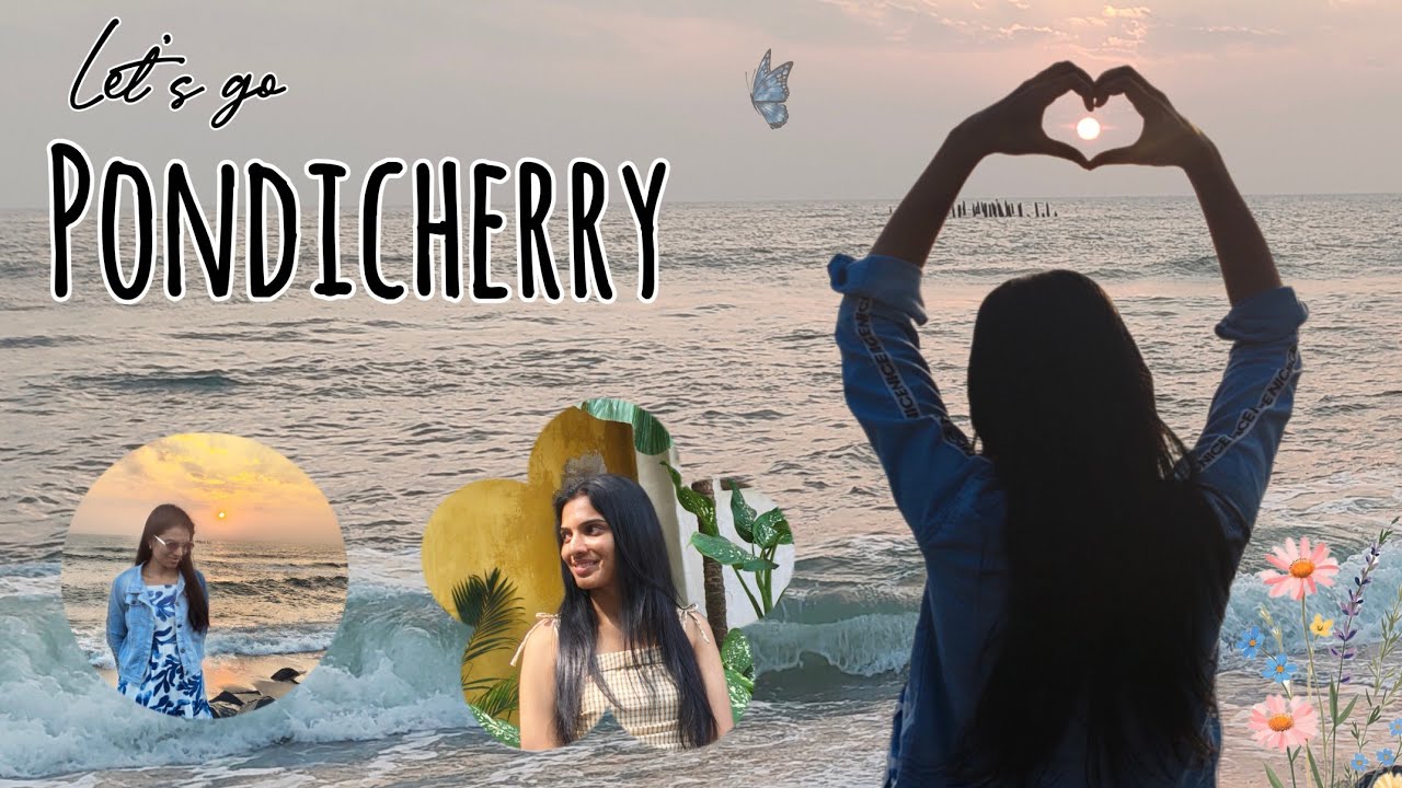 Let's go Pondicherry ♥️🤌 || Travel videos 🧳 📸 ||  telugu || South India ||  