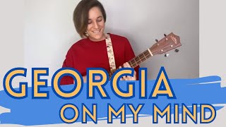 GEORGIA ON MY MIND Baritone Ukulele Cover // Hoagy Carmichael