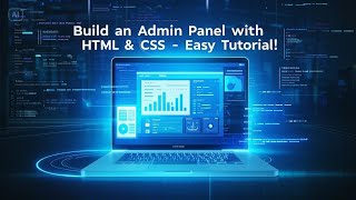 How to Create a Responsive Admin Dashboard Using Only HTML & CSS