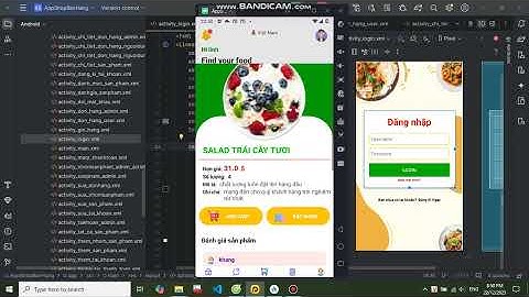 (ANDROID JAVA + SQLITE + BÁO CÁO WORD) App đặt đồ ăn android có quản trị và người dùng