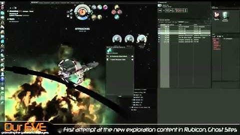 EVE Online - First attempt of the new Ghost Sites feature on Sisi, Stratios152