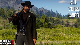 Sheriff Malloy Ambient Speech - Voice Lines | RDR2