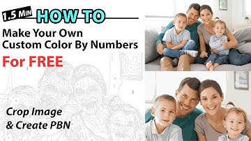 A Free Tool To Make Your Own Custom Paint By Numbers At Home (including cropping image option)