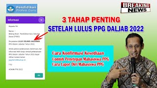 CERMATI !! 3 Tahap Penting Setelah Lulus Seleksi Akademik PPG Daljab 2022