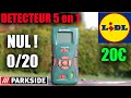 Lidl dtecteur 5 en 1 avec laser parkside pmdl 5 b3 le plus mauvais produit jamais test