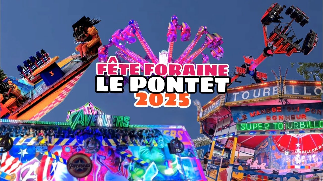 La chenille à 75 ans ! Fête foraine Le Pontet 2025