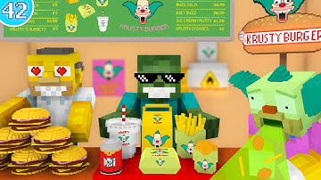 🍔 Work At Fast Food Place 4️⃣ - Minecraft Animation