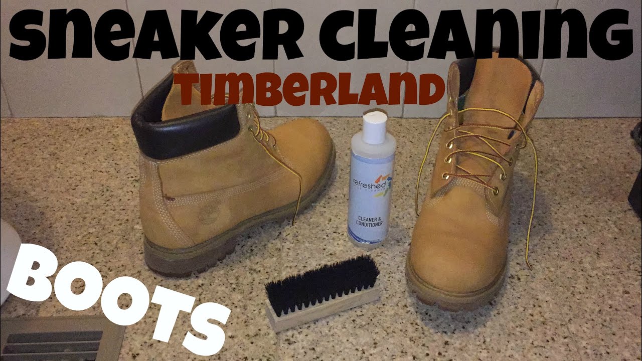 how to clean dirt off timbs