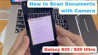How to Scan Documents with Camera on Galaxy S25/S25+/Ultra screenshot 5
