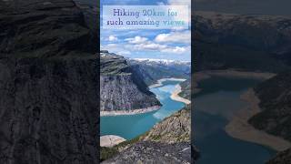 Famous Hike In Norway Trolltunga Trolls Tongue