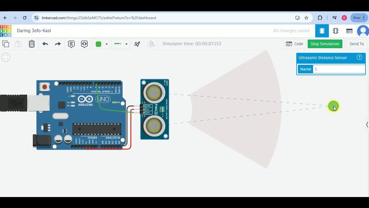 Arduino Ultrasonic Sensor with Servo Motor: Interactive Distance ...