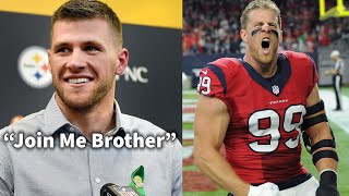 NFL Players React to the Texans Releasing J.J. Watt