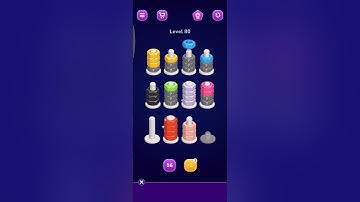 Nut Sort - Level 80 (Gameplay)