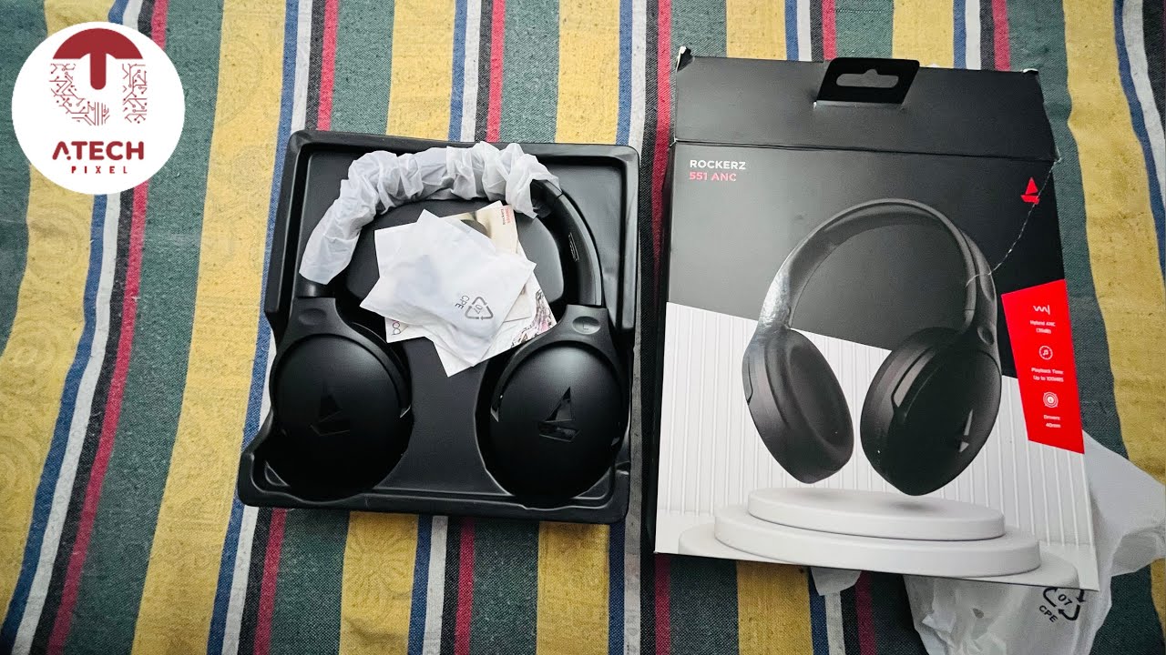 boAt Rockerz 551ANC Bluetooth headphone | full ear cover headphones 