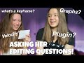 quizzing my twin sister questions only EDITORS would know!