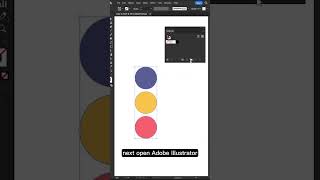 How To Get Color Palette Info In Adobe Illustrator #shorts #graphicdesign #short
