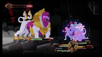 Demo end | difficult Level boss battle - Manote Thiha | Indivisible Prototype | PS4