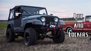 Jeep Gets Lockers and a 4 Inch Lift!