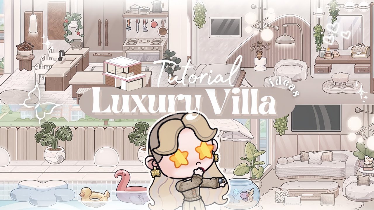𝜗ৎ ₊˚ FREE! LUXURY VILLA IDEAS | FROM PUBLIC POOL TO VILLA ⋆˚꩜｡