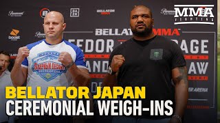 Bellator Japan Ceremonial Weigh-ins - MMA Fighting - YouTube