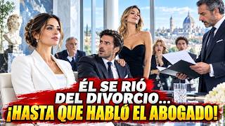 Se Rio Cuando Ella Renunció A Todo… Hasta Que El Abogado Reveló La Verdad