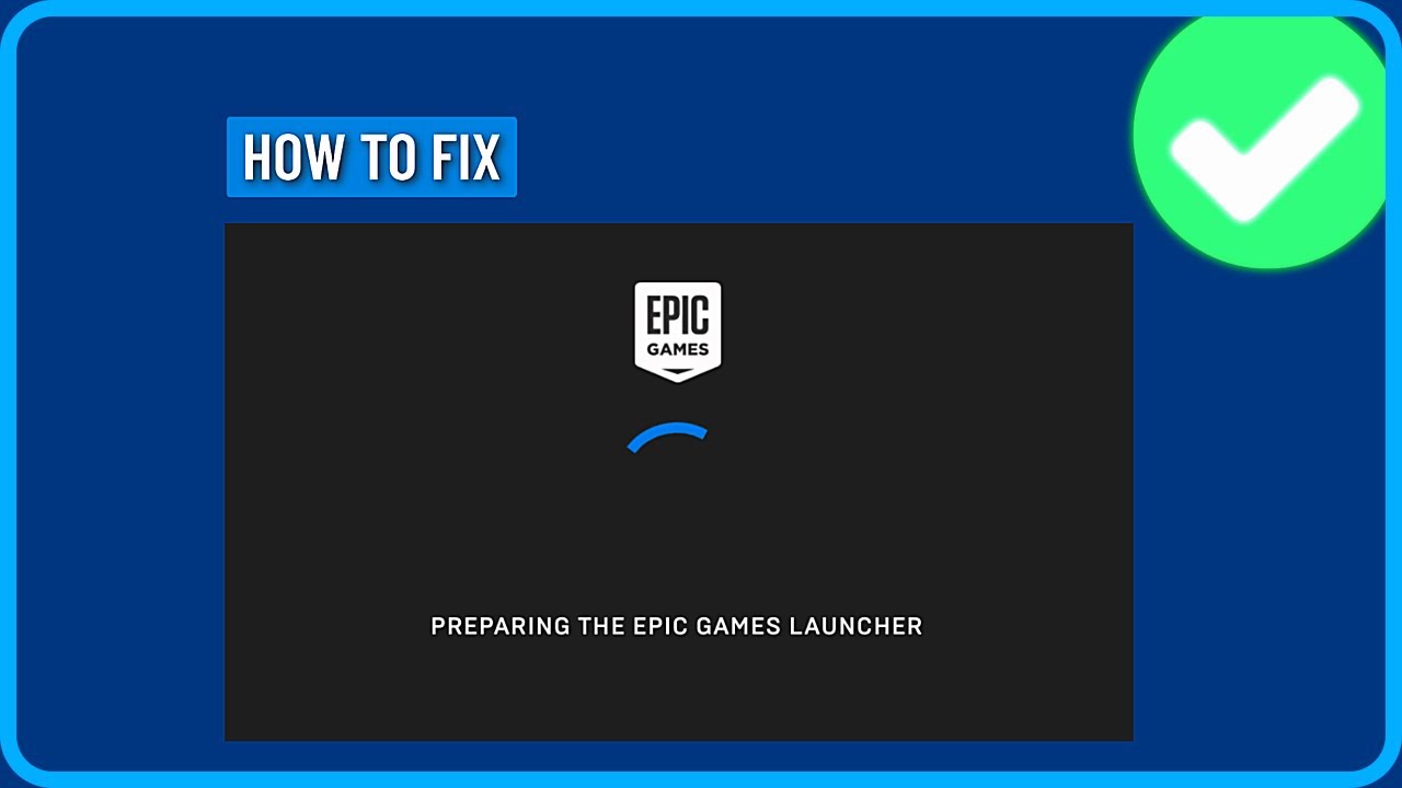 How to Fix Preparing the Epic Games Launcher Stuck (2025) - YouTube