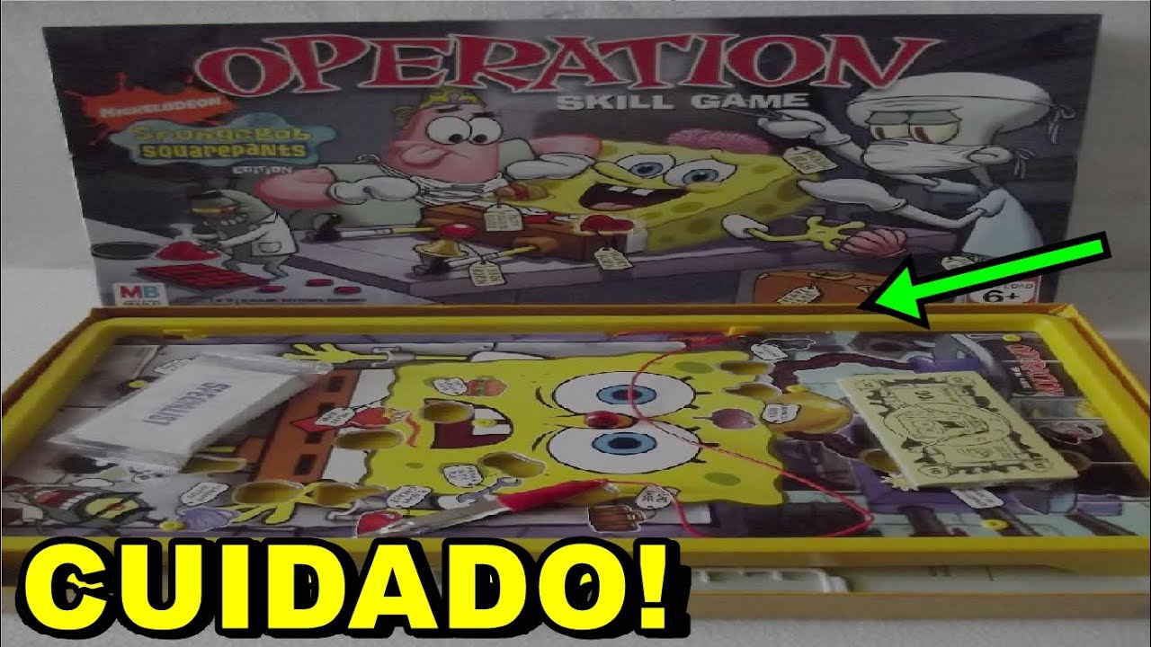 NUNCA JUEGUES CON ESTE JUEGO DE MESA DE BOB ESPONJA (operando a bob esponja) - YouTube