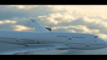 Cinema 4D test Boeing 747