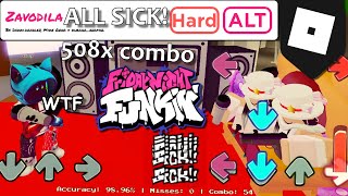 (ALL SICK) Roblox Funky Friday - Zavodila (ALT) 501x Combo / 99.08% acc