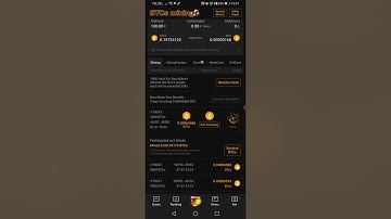 BTCs Mining Mobile App.