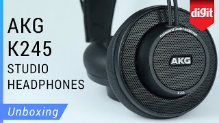 AKG K245 Studio Headphones Unboxing - One of The Best AKG Headphones for Studio Professionals?