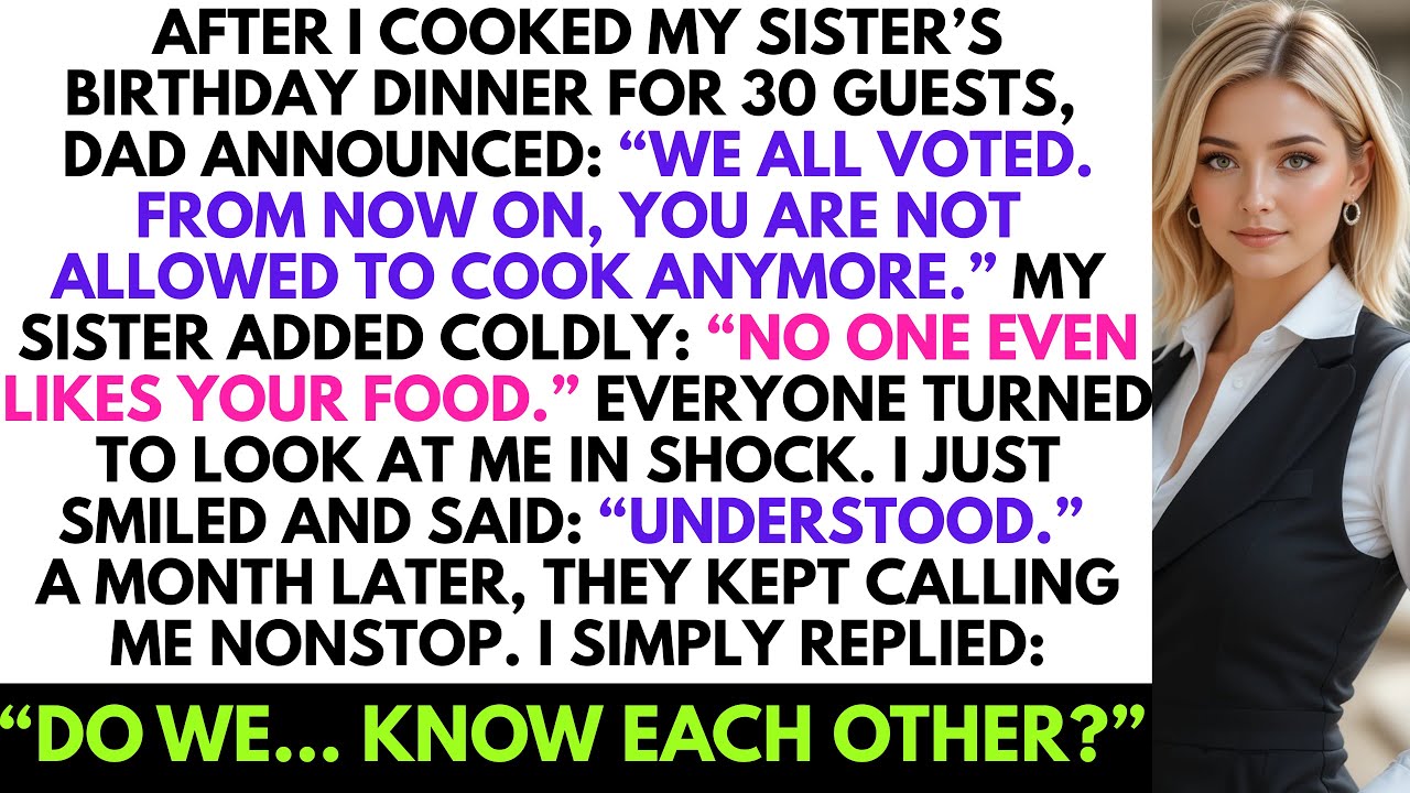 At The Family Party, My Parents Said, 