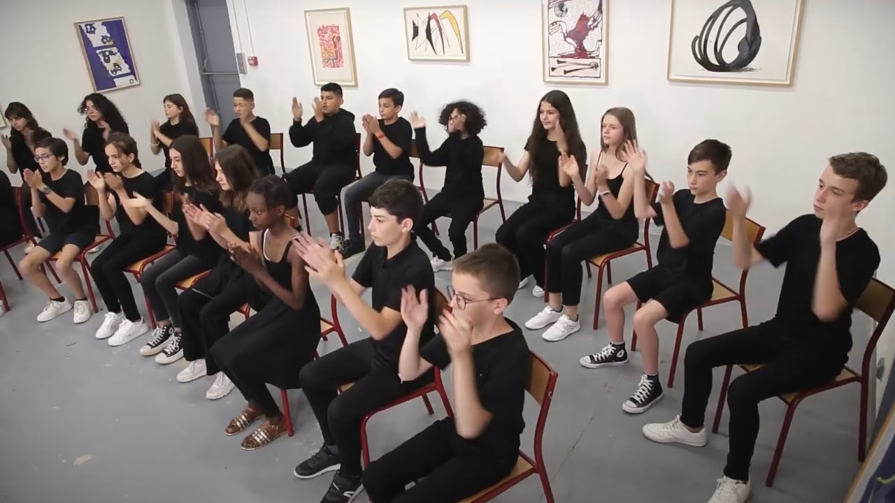 Pizzicato Polka, J&J Strauss - Percussions corporelles Collège Port Lympia