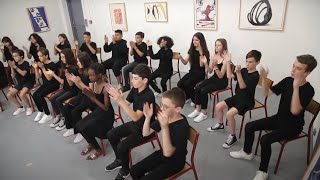 Pizzicato Polka, J&J Strauss - Percussions corporelles Collège Port Lympia