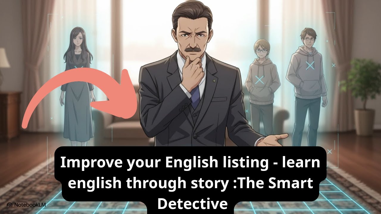 Improve your English listing - learn english through story :The Smart Detective