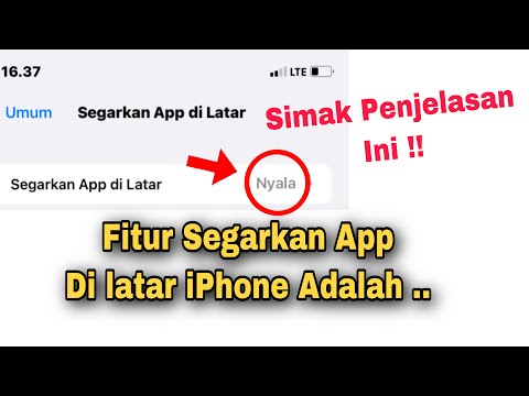 Video: Apa penyegaran aplikasi latar belakang?