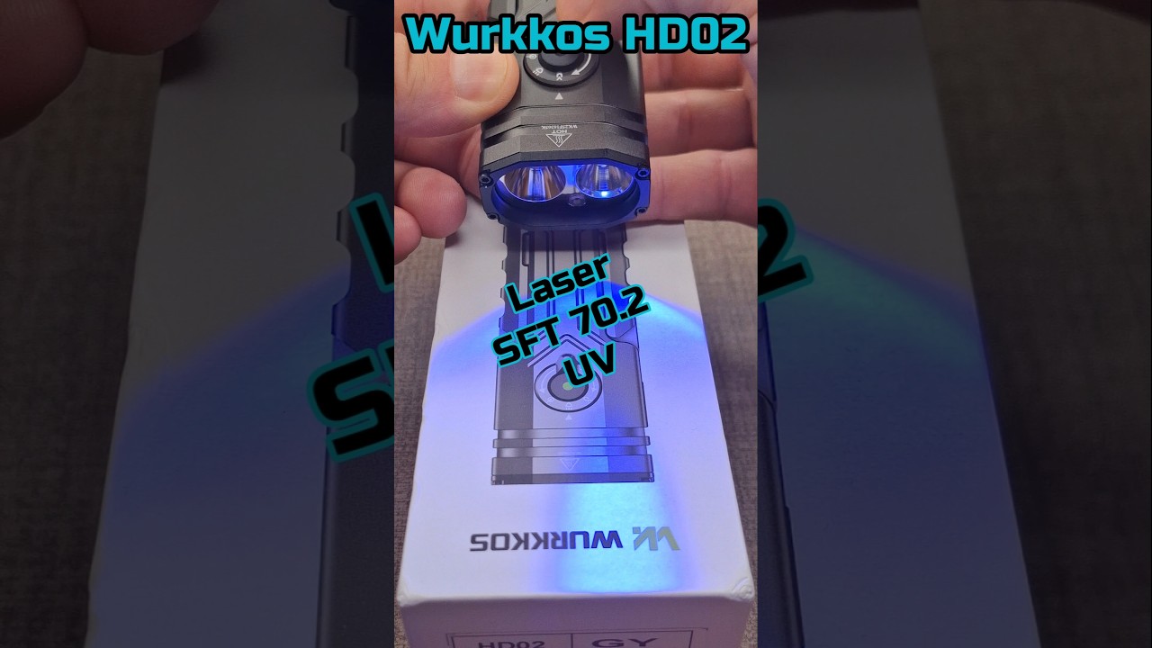 Super Taschenlampe von Wurkkos HD02 